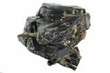 Lustrous Ilvaite Crystal Cluster with Quartz - Inner Mongolia #173103-1
